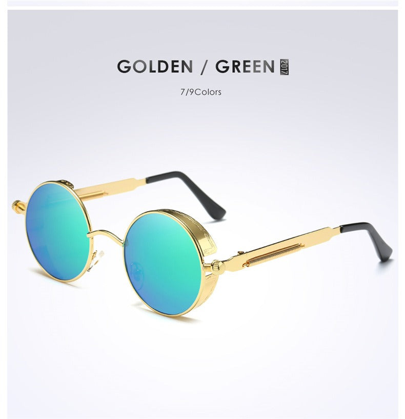 Buy high quality round frame fashion men sunglasses-Jackmarc