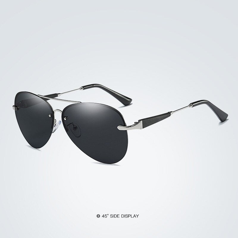 Buy New Fashion Metal Rimless Pilot Sunglasses For Men -JackMarc