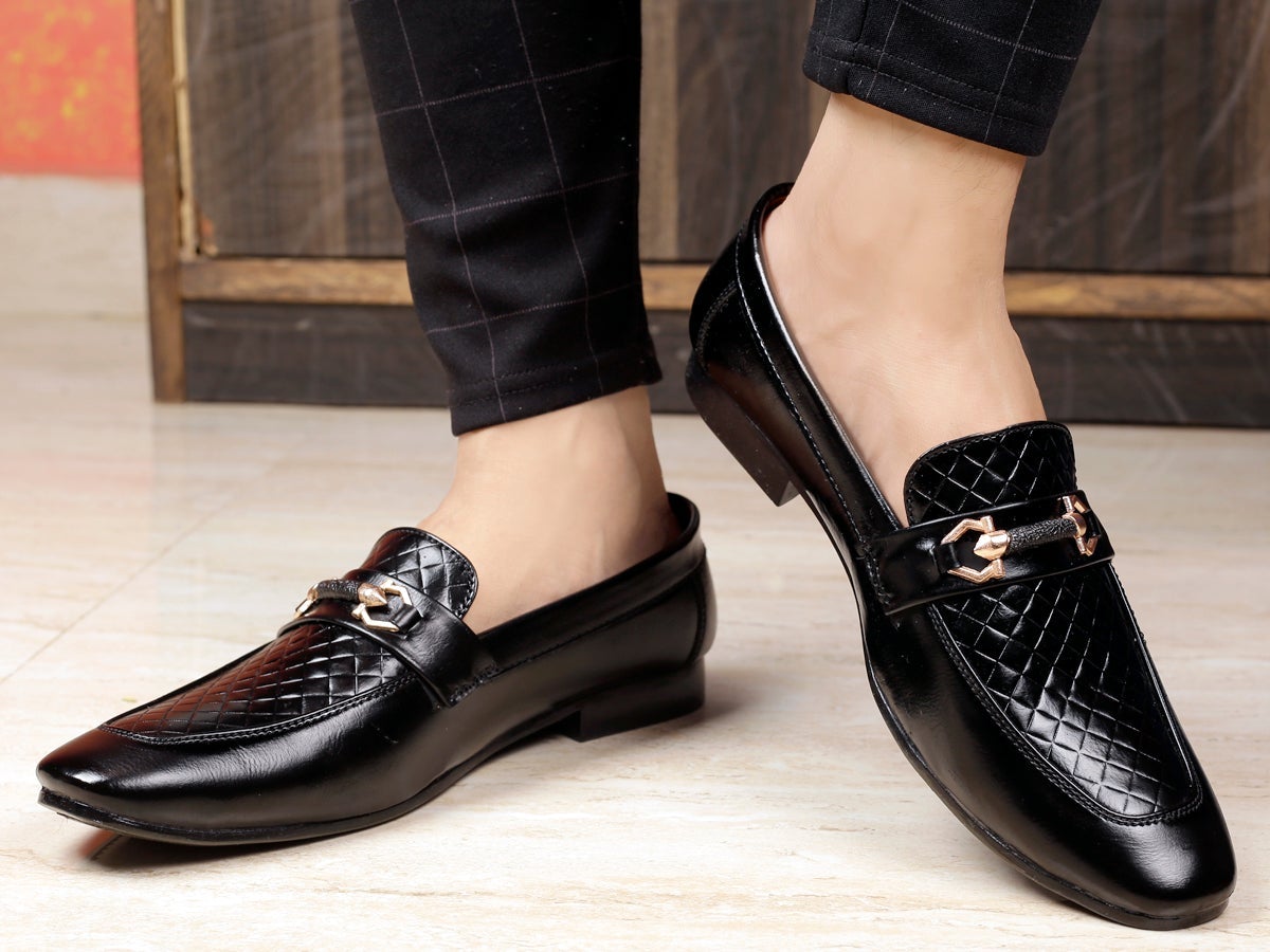 New Luxury Edition Black Loafer For Men Party And Casual Wear -JackMarc