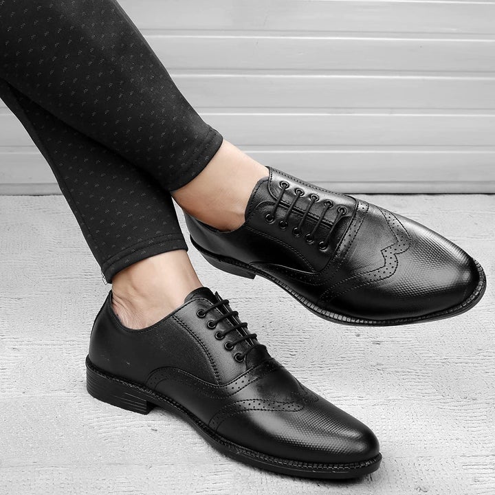 Fashion Formal Leather Lace up Shoes For Office And Party Wear - JackMarc