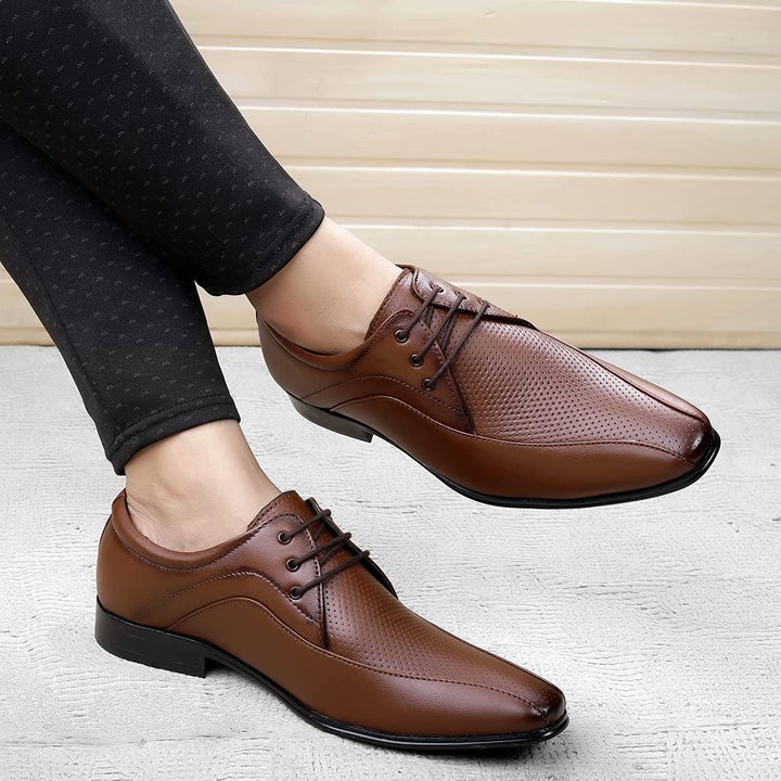 Designer Formal Leather Lace up Shoes For Office And Party Wear - JackMarc