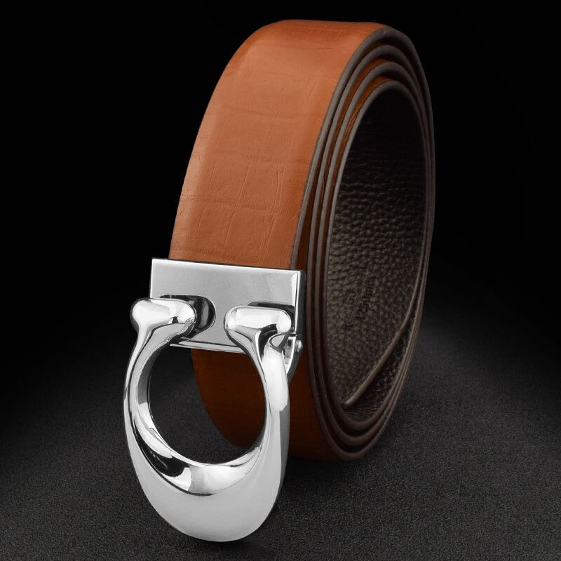Buy C Buckle Designer Genuine Leather Belt For Men-Jackmarc.com