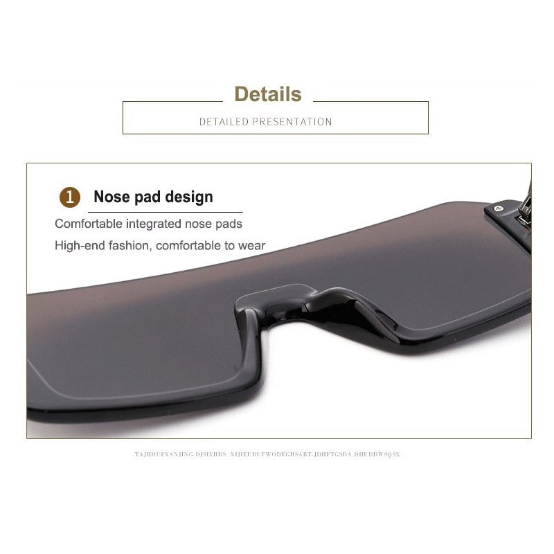 Buy Oculos Feminino Square Black Half Frame Sunglasses-SM