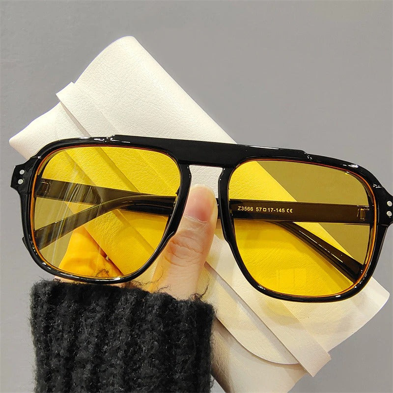 Buy Designer Oversize Square Vintage Sunglasses For Men-Jackmarc
