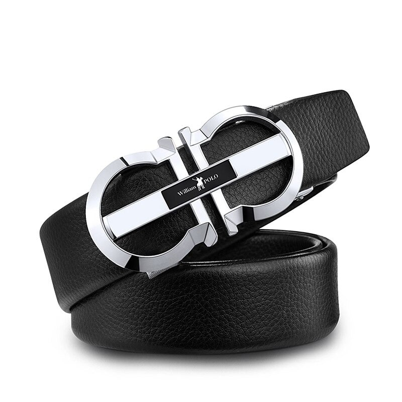 Buy Designer Automatic Buckle Leather Belt-Jackmarc.com - JACKMARC.COM