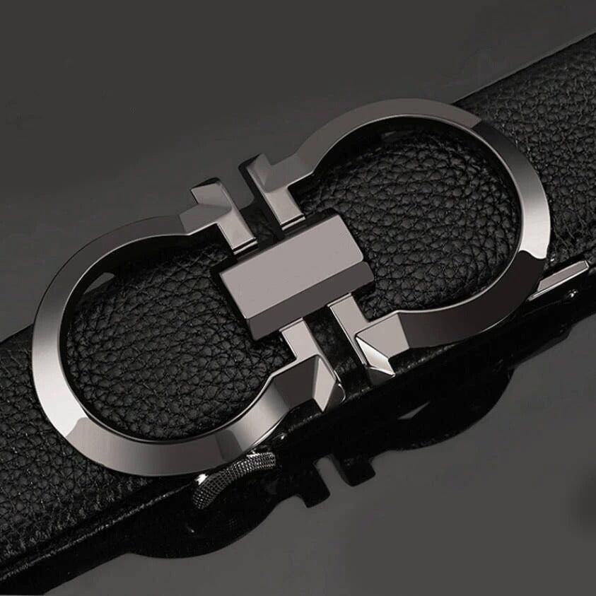 Buy Jack Marc GG Buckle Leather Belt For Men - JACKMARC.COM