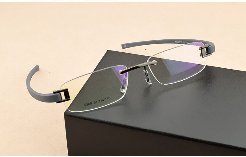 Buy New Stylish Rimless Eyeglasses For Men - JackMarc - JACKMARC.COM