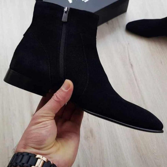 Buy Now Fashion Suede Chelsea Boots Casual wear Party Wear For Men- JackMarc - JACKMARC.COM