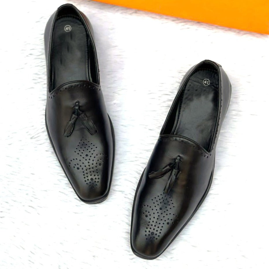 Buy Now Fashion Tassel Moccasins Genuine Leather For Casual wear Party Wear For Men- JackMarc - JACKMARC.COM