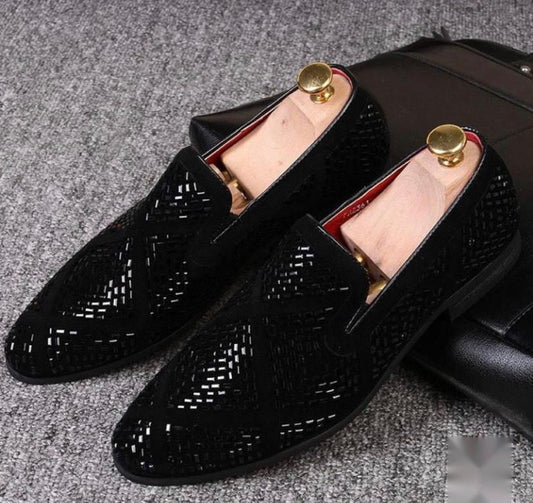 Buy Now Stylish Studded Moccasin Shoes For Party and Wedding Occasion - JackMarc - JACKMARC.COM