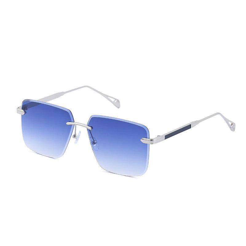 Buy Oversize Square Rimless Fashion Sunglasses-Jackmarc