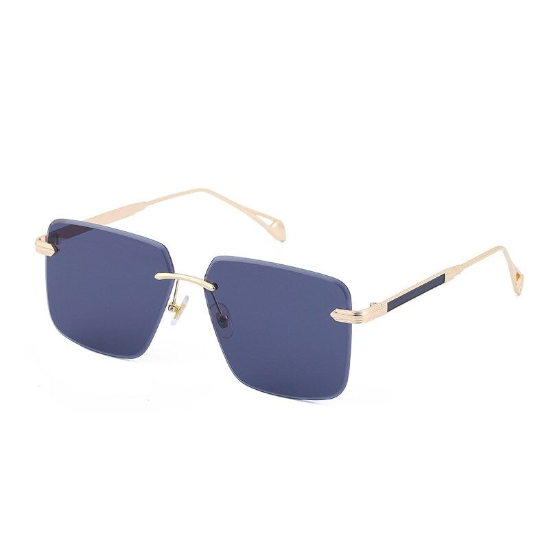 Buy Oversize Square Rimless Fashion Sunglasses-Jackmarc
