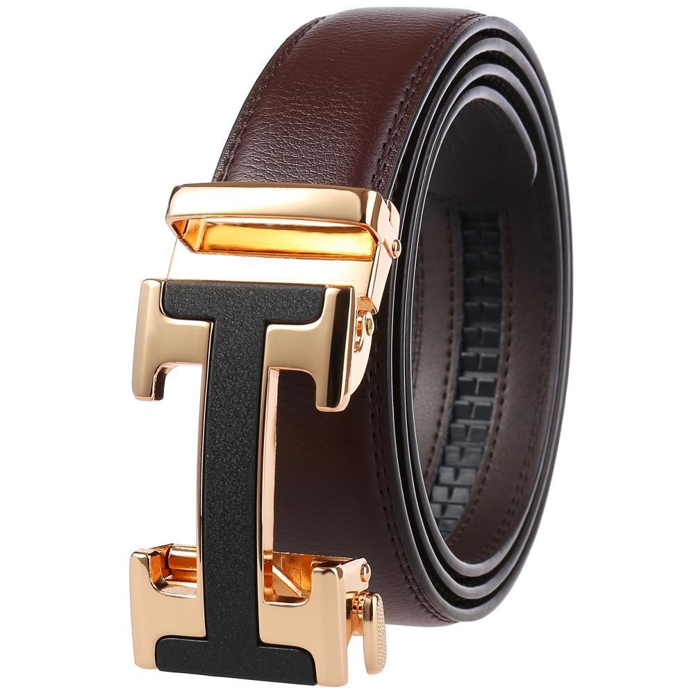 Jack Marc Luxury Design Genuine Leather Belt For Men - JACKMARC.COM