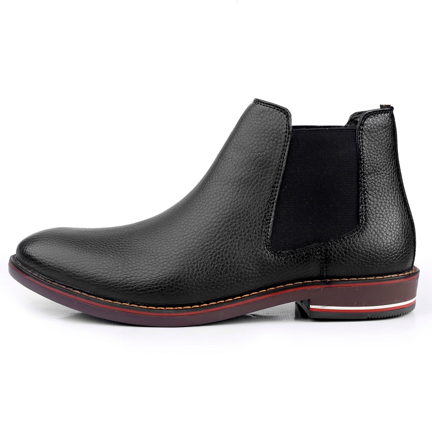 New Chelsea Black Boot For Men Party And Casual Wear -JackMarc