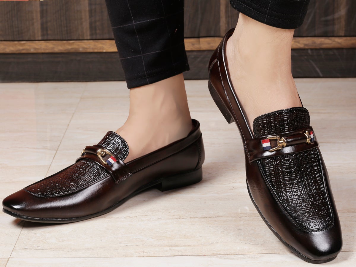 Designer Moccasin Slip on Shoe For Men Party And Casual Wear -JackMarc