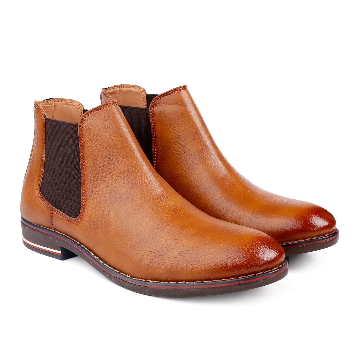 New Chelsea Tan Boot For Men Party And Casual Wear -JackMarc