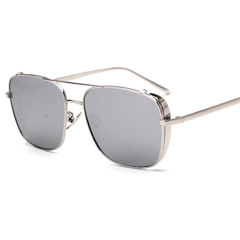 Stylish Celebrity Square Metal Sunglasses For Men And Women -JackMarc - JACKMARC.COM
