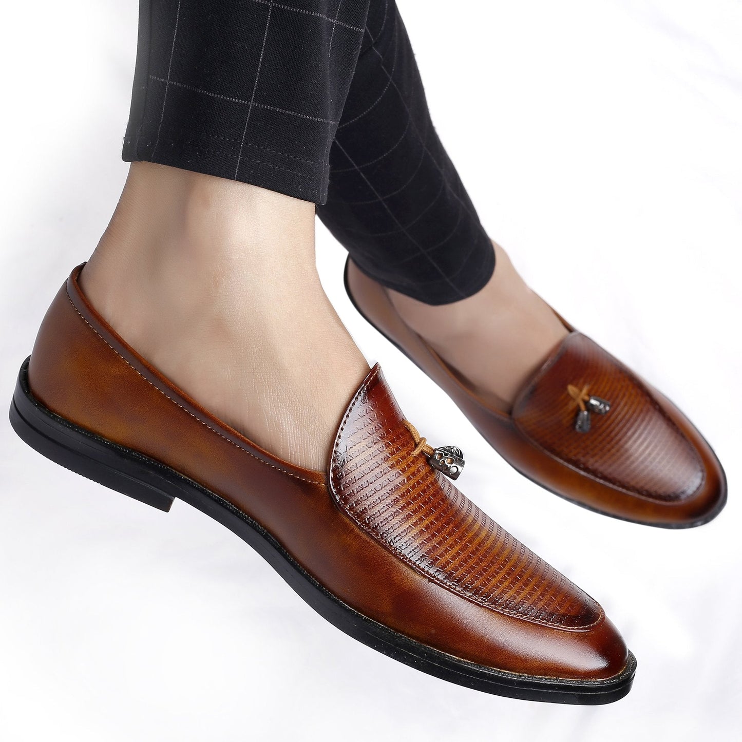 Stylish Moccasin Loafer Slip on For Men Party And Casual Wear -JackMarc - JACKMARC.COM