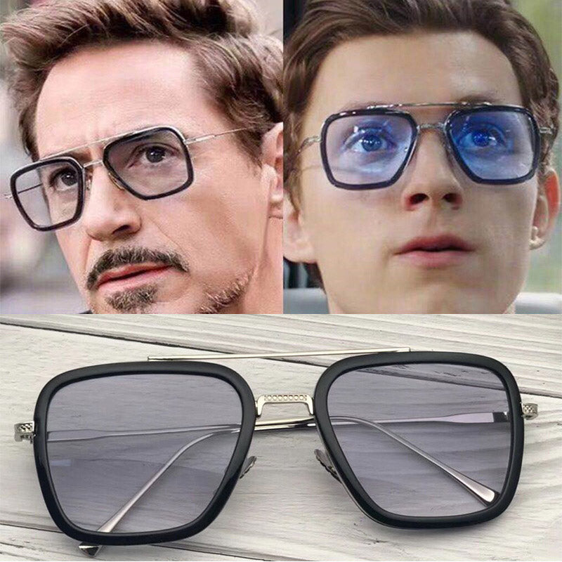 Tony Stark Avengers End Game Sunglasses Square Frames For Men And Women - JACKMARC.COM