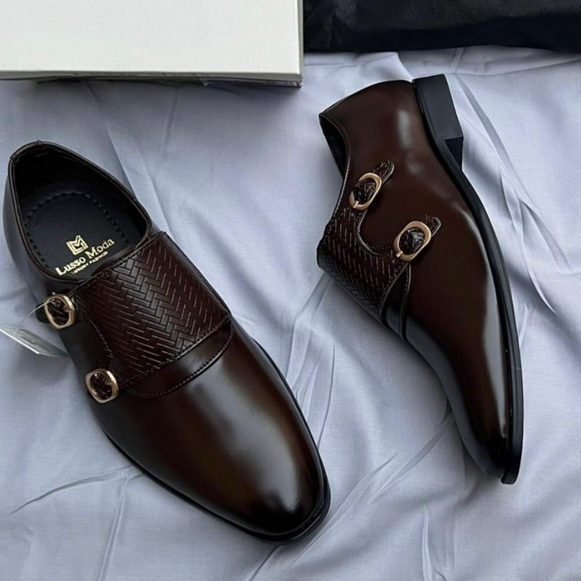 Buy New Double Monk Formal Shoes For Men- Jack Marc