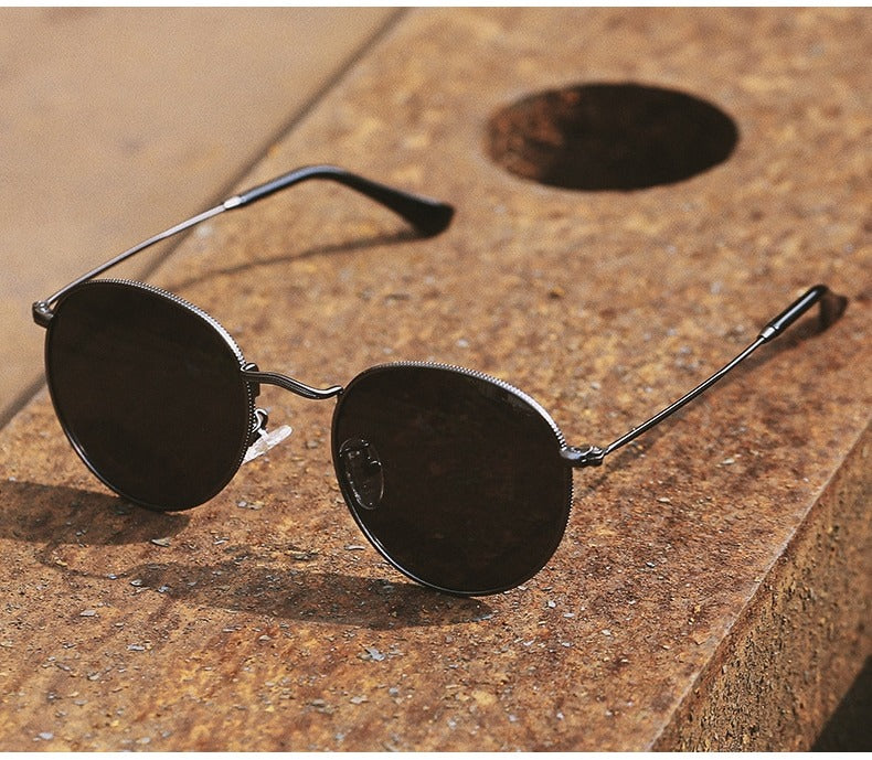 Buy New Fashionable Round Sunglasses Men Women-Jackmarc