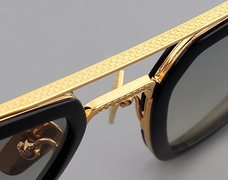 Buy Stylish Gradient Double Bridge Square Sunglasses-Jackmarc