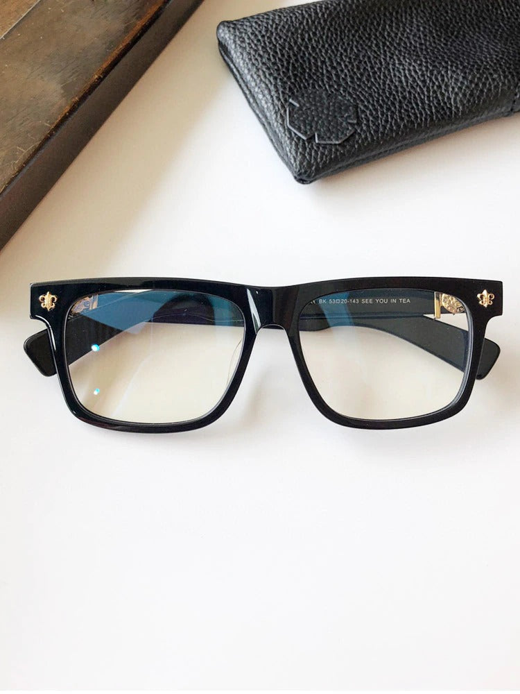 Buy Classic Retro Large Square Glasses Designer Frame Fashion Punk-JM